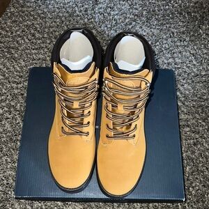 Tommy Hilfiger Women's Melise Ankle Boot, Cognac, Size 8